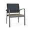 Lesro Newport Wide Guest Chair Metal Frame, Charcoal, RS Night Sky Back, MD Farro Seat NP1201 - alternate 1